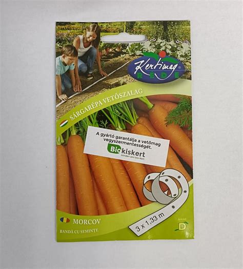 Nantes 2 Sárgarépa Vegyszermentes Vetőszalag
