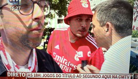 Adepto Do Benfica Confronta Pedro Neves De Sousa S Matreiro E Mau