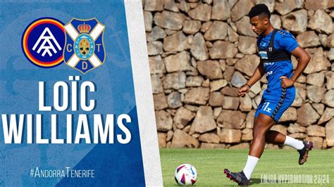 CD Tenerife I Loïc Williams Una ilusión tremenda debutar en este gran