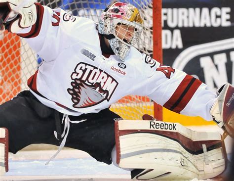 From The Stands Former Guelph Storm Goalie Sparks Flyin Guelph Storm