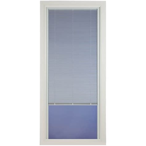 Shop Pella Venetian White Full-View Tempered Glass Aluminum Blinds ...