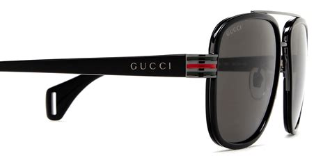 Gucci™ Gg0448s 001 58 Black Sunglasses