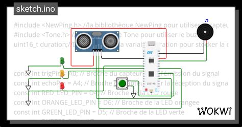 Capteur Ultras Son Wokwi Esp Stm Arduino Simulator