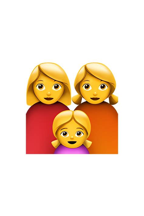 👩‍👩‍👧 Family: Woman, Woman, Girl Emoji | Girl emoji, Emoji, Man