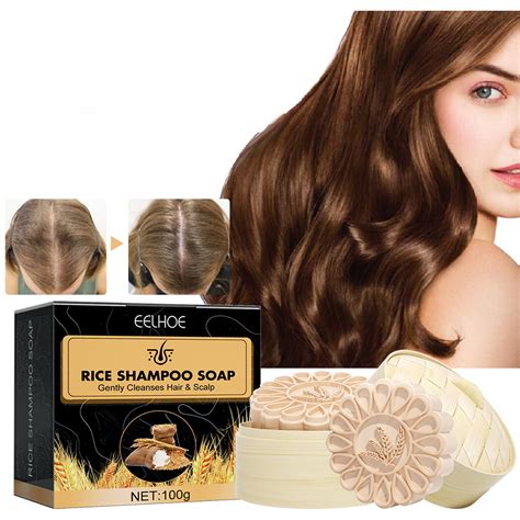 Kokovifyves Anti Hair Loss Rice Shampoo Bar Rice Water Shampoo And Conditioner For Hair Growth