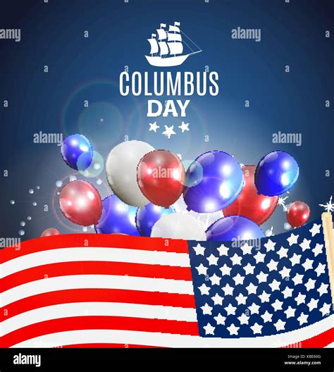 Vector Illustration Of Columbus Day Stock Vector Image And Art Alamy