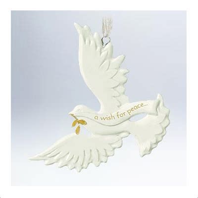 2011 Peace Wish Dove Hallmark Keepsake Ornament QXG3559