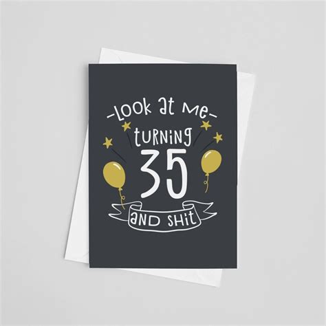 Funny 35th Birthday Card 35th Birthday Card 35th Birthday - Etsy | Birthday cards for mom ...