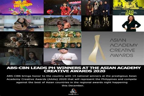 ABS CBN Leads PH Winners At Asian Academy Creative Awards 2020