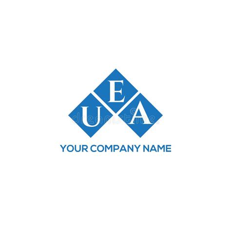 UEA Letter Logo Design on BLACK Background. UEA Creative Initials ...