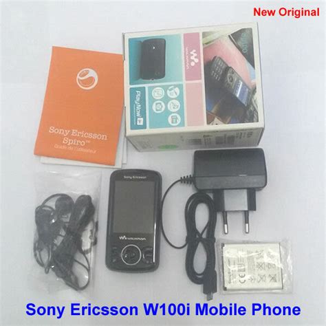 Sony Ericsson Walkman W100i Stealth Black Unlocked Mobile Phone For