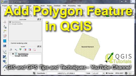 Create Modify And Label A Polygon Area Feature In QGIS YouTube