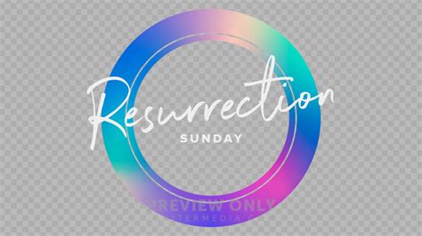 Easter Colorbrush Resurrection Frame Title Graphics Life Scribe Media