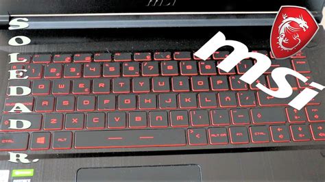 MSI GF63 Funciones Del Teclado YouTube