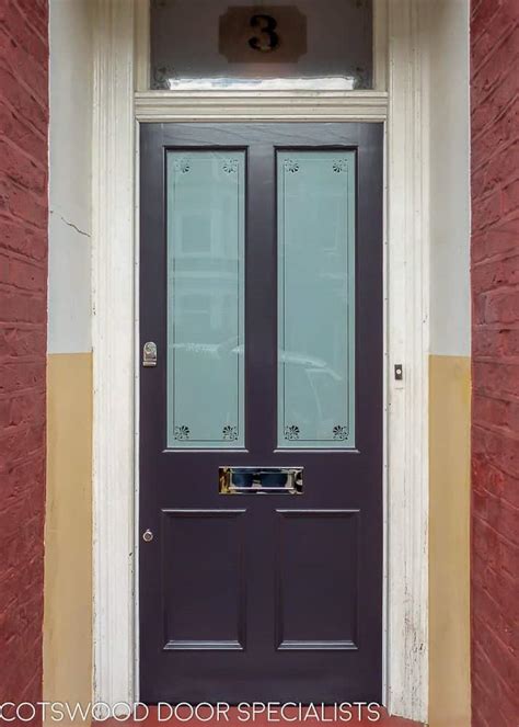 Victorian Front Door With Etched Glass Glass Door Ideas