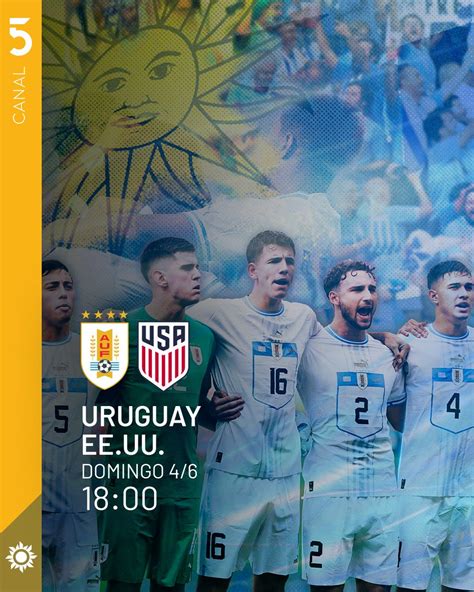 Canal 5 Uruguay on Twitter 𝗛𝗼𝘆 𝗷𝘂𝗲𝗴𝗮 𝗨𝗿𝘂𝗴𝘂𝗮𝘆 La Celeste va