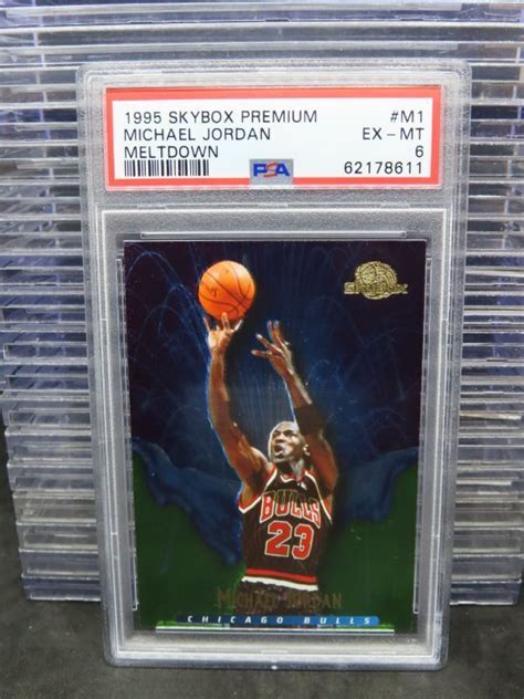 Michael Jordan Skybox Premium Meltdown Insert M Bulls Values Mavin