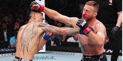 UFC Fighters Sat Cageside React To Max Holloway Knockout At UFC 300