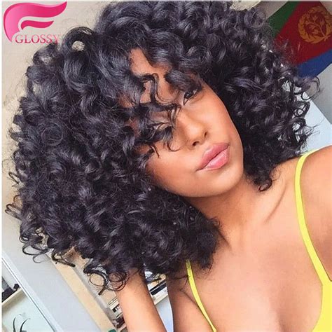 Brazilian Short Curly Weave Human Hair 4 Bundles Short Hair Wave Spiral