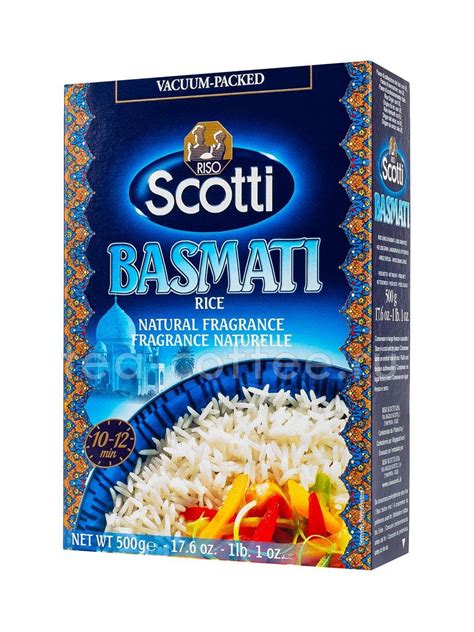 Рис Riso Scotti Basmati (Басмати) шлифованный длиннозерный 500 гр ...