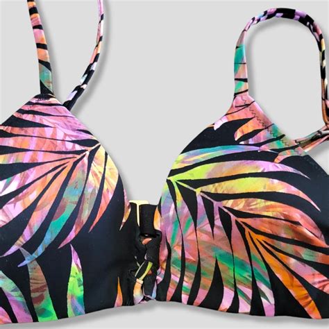 Shade Shore Women S Tropical Print Bikini Depop