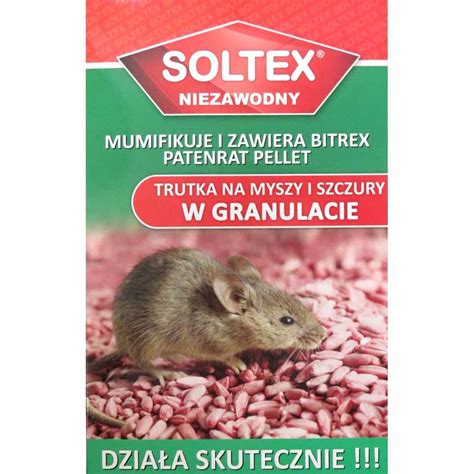 SOLTEX GRANULAT TRUTKA NA MYSZY I SZCZURY 1KG NAJMOCNIEJSZA Ziarno Na