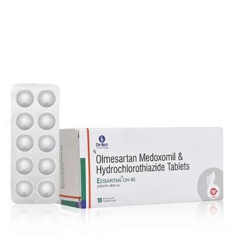 Olmesartan Medoxomil And Hydrochlorothiazide Tablets At Best Price In