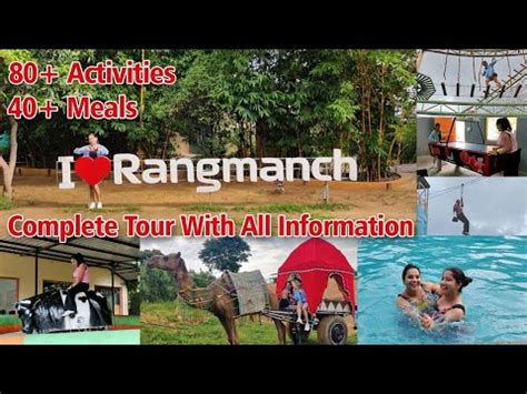 Rangmanch Farms Gurugram Activities Games Rides Meals