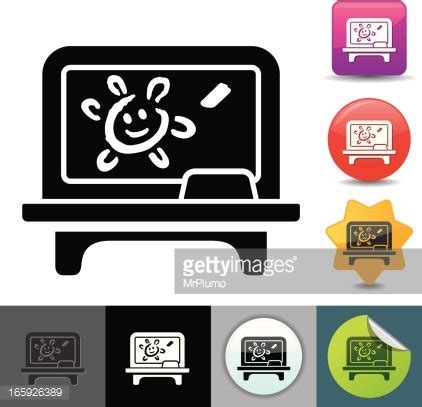 Blackboard Icon Solicosi Series Stock Clipart Royalty Free Freeimages