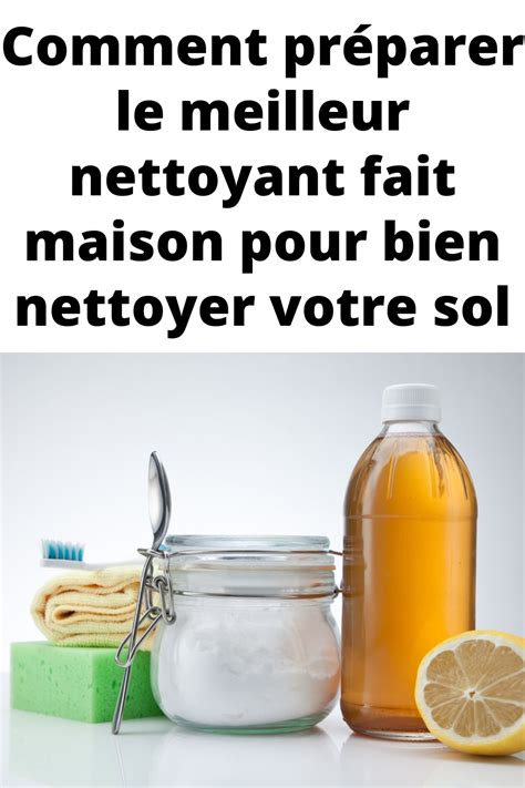 Nettoyant Naturel Pour Le Sol Fait Maison Artofit