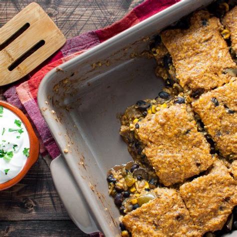 Healthy Black Bean Tamale Pie No Butter No Gluten And Just Enough Cheese To Do The Job