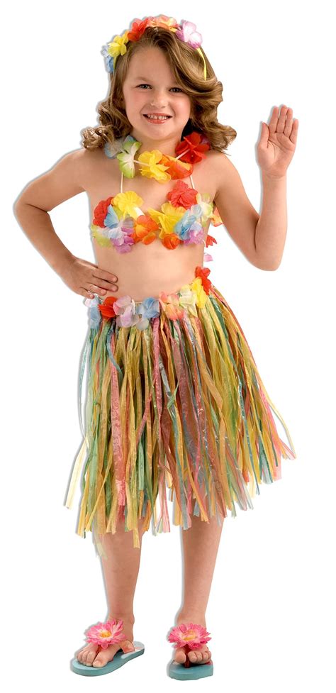 Girls Hawaiian Hula Dancer Costume Accessory Kit | Dancer costume, Hula