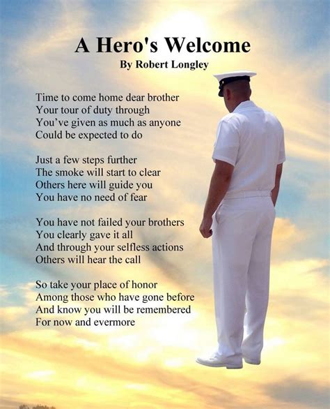 A Hero S Welcome Navy Memorial Poem Printable Etsy Uk Police