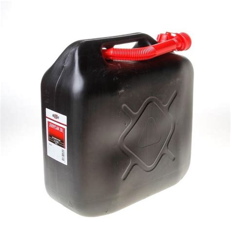 Kelfort Jerrycan Zwart Voor Benzine Water Schenktuit 20 Liter Bol