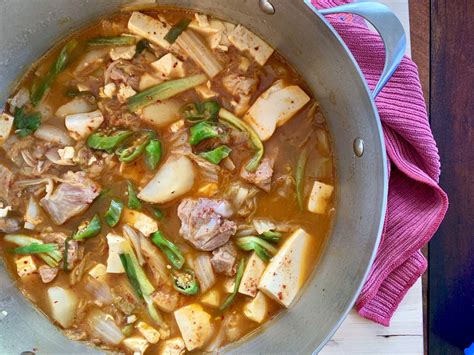 Korean Soybean Paste Stew With Pork Daeji Doenjang Jjiggae Seasoned