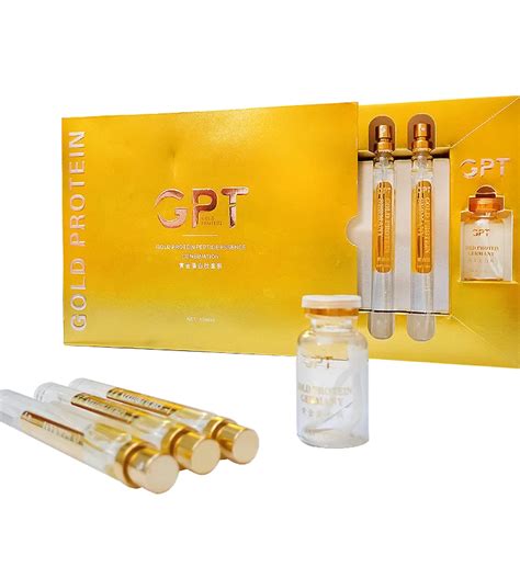 Ce Approved Collagen Thread Carving Face Serum Gold Protein Peptide Kit