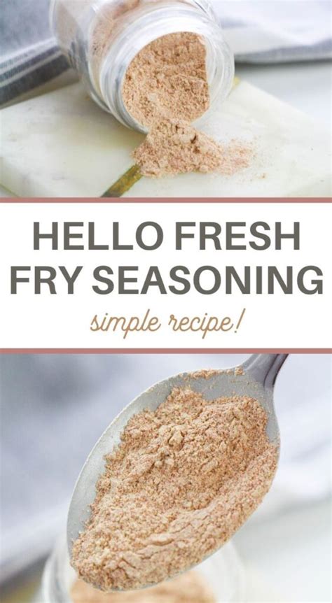 Homemade Hello Fresh Fry Seasoning Recipe Easy And Flavorful