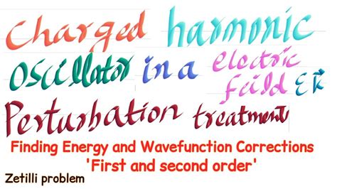 Charged Harmonic Oscillator In A Electric Field Time Independent