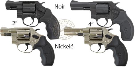 Revolver D Alarme Mm New Bruni Armurerie Jpf Finition Noir