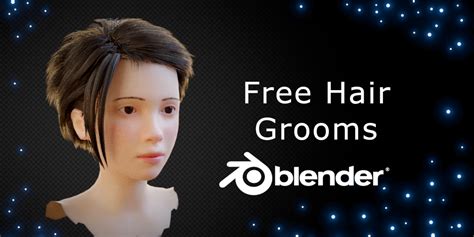 Free Hair grooms (Blender project) - Blender Market