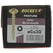 Rocket Vis Penture Tc Empreinte Toile Acier Bichromat X