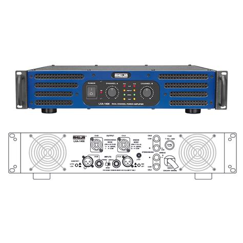 Ahuja LXA 1400 Dual Channel Power Amplifier Paras Pro Audio