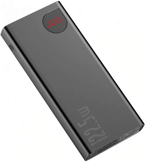 УМБ Baseus Adaman Metal 20000mAh PD 22.5W (PPAD000101) – фото, відгуки ...