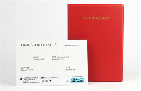 Lang Stereotest 1 I Alt Zum Test Des Stereosehens Bei Kindern