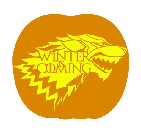 Heres Your Game Of Thrones Stencil Pumpkin Stencil Pumpkin Carving