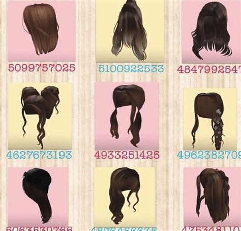 Bloxburg Bun Hair Codes