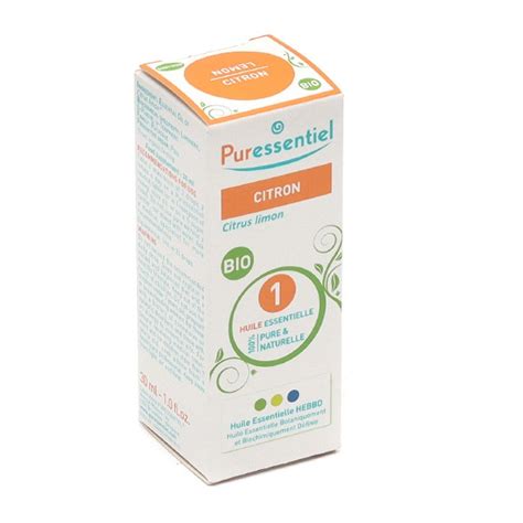 Puressentiel huile essentielle Citron bio Aromathérapie