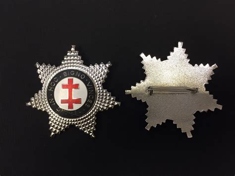 Knights Templar Items Star Jewel Or Breast Cross Or Preceptors Star Ebay