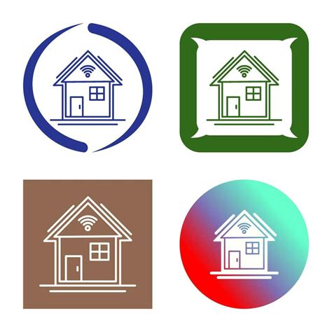 Smart Home Vector Icon 34352406 Vector Art At Vecteezy