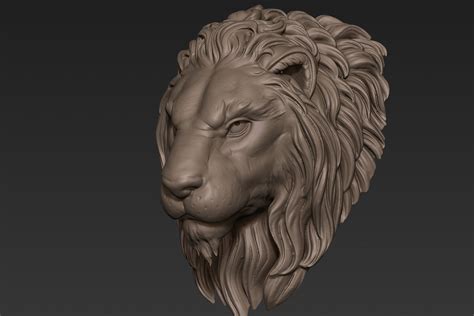 ArtStation - Lion Head Sculpt | Resources